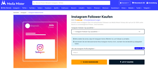 3 Besten Seiten Zum Kaufen Von Instagram Follower Sicher And Echt